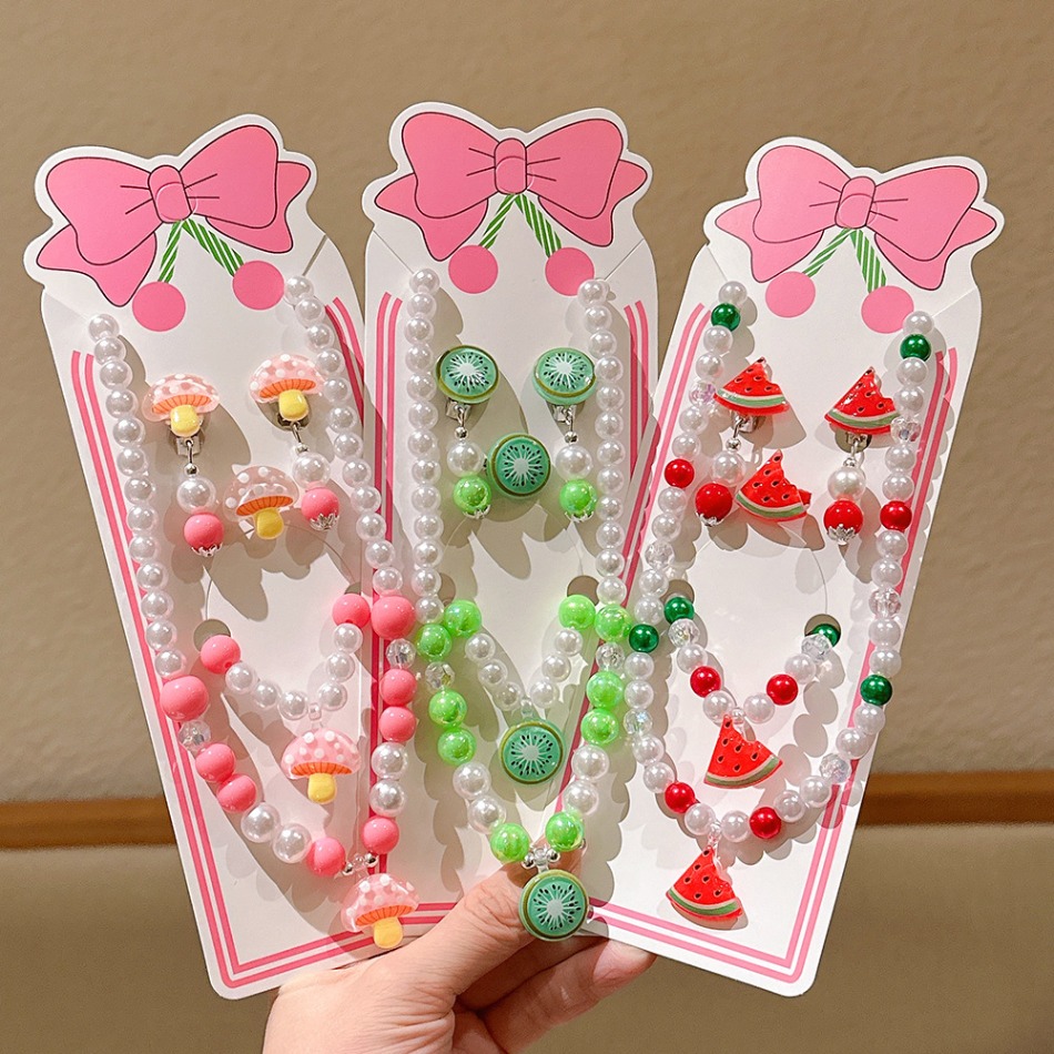 Baby Clothing Store - Children Strawberry Headwear Set Cute Fruit