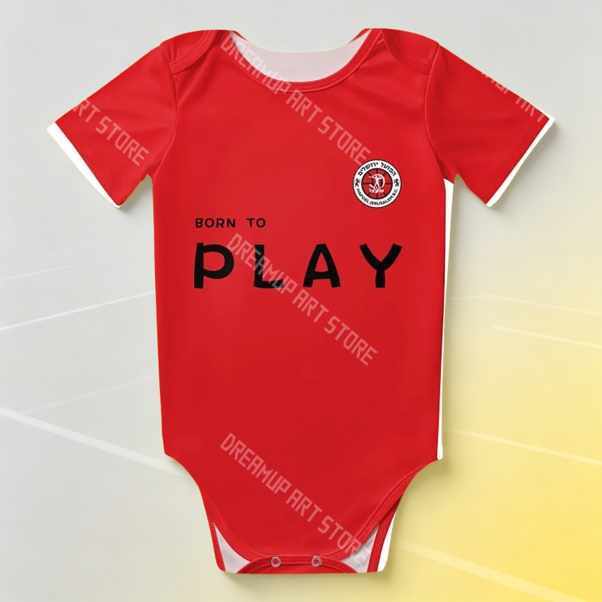 Baby Clothing Jerusalem - 3D Print Hapoel Jerusalem BC Unisex