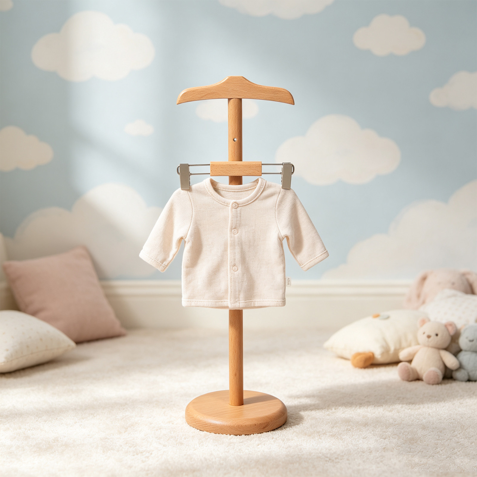 Baby Clothing Us - Adjustable Height Baby Clothes Display Stand