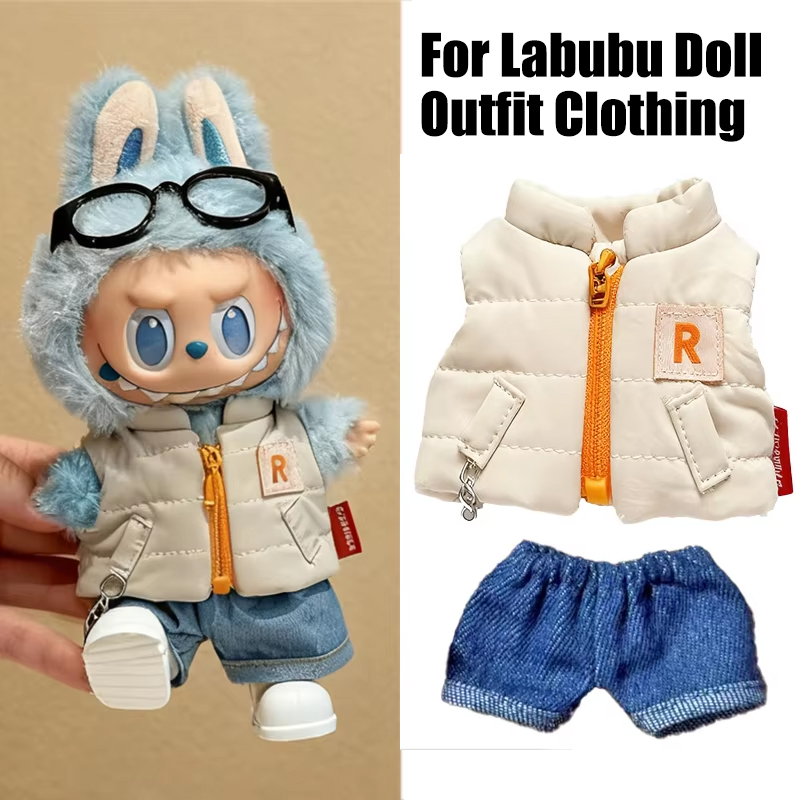 Baby Clothing Us - For 15 17cm Labubu Doll Solid