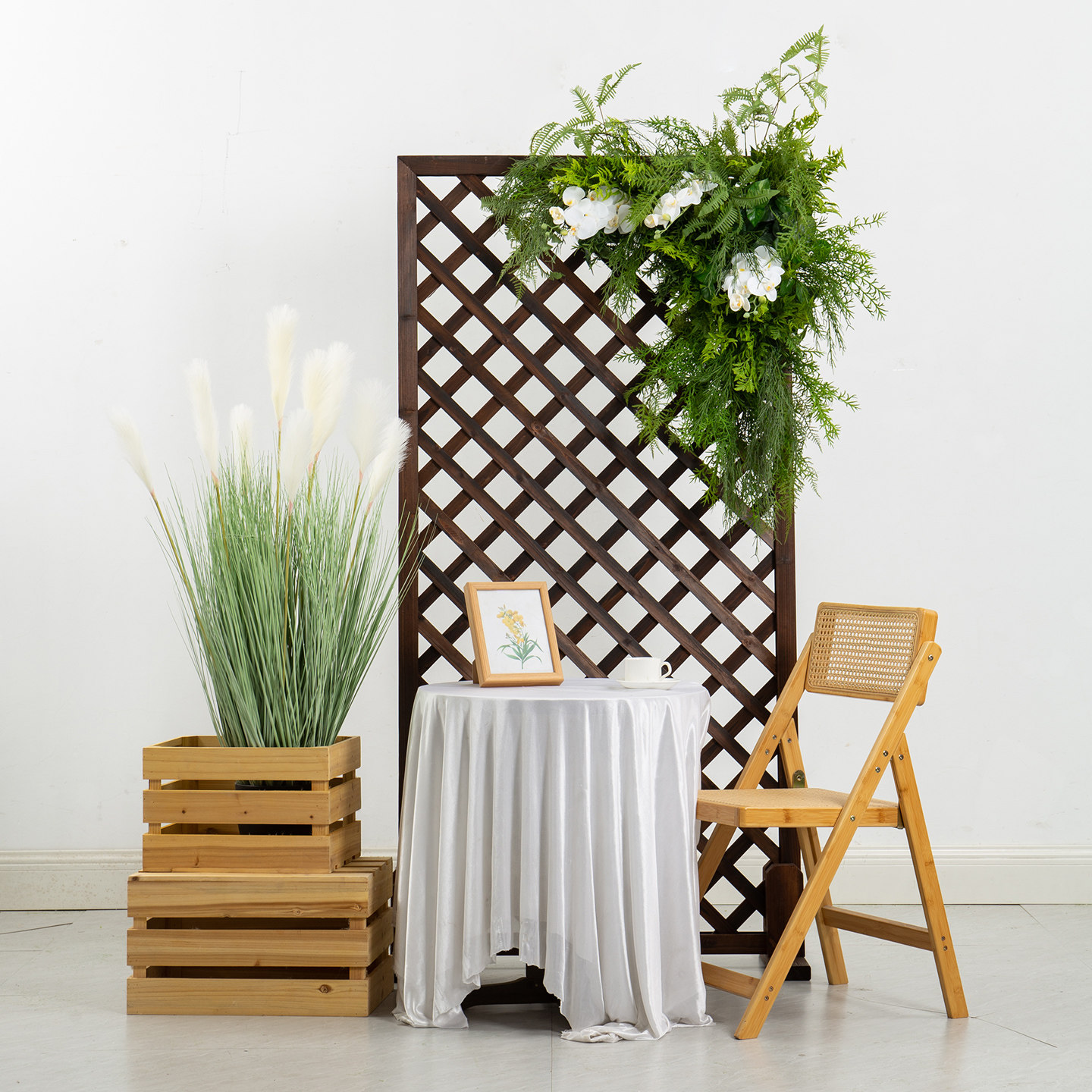 CX simulation flower art wall  - Baby Shop Clothing review and price