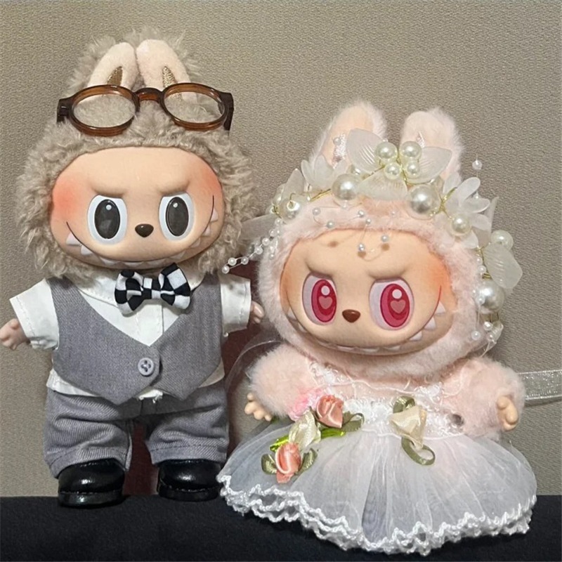 15 17cm For Labubu Doll Weddin - Baby Clothing Us review and price