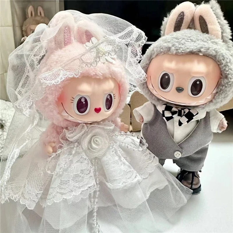 15 17cm For Labubu Doll Weddin - Baby Clothing Us review and price