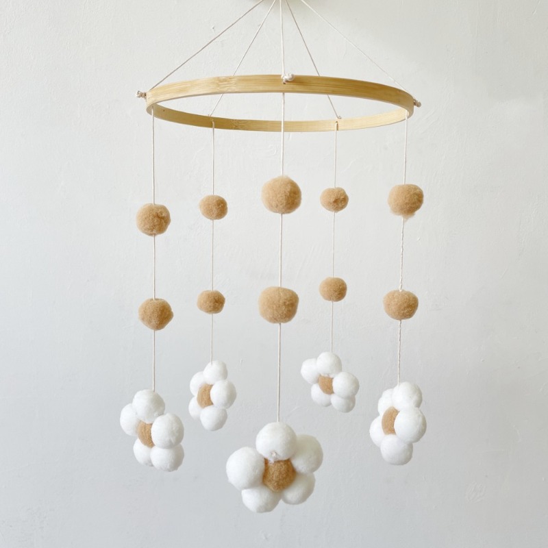 Ins Nordic Fur Ball Flower Win - Baby Clothing Store review and price