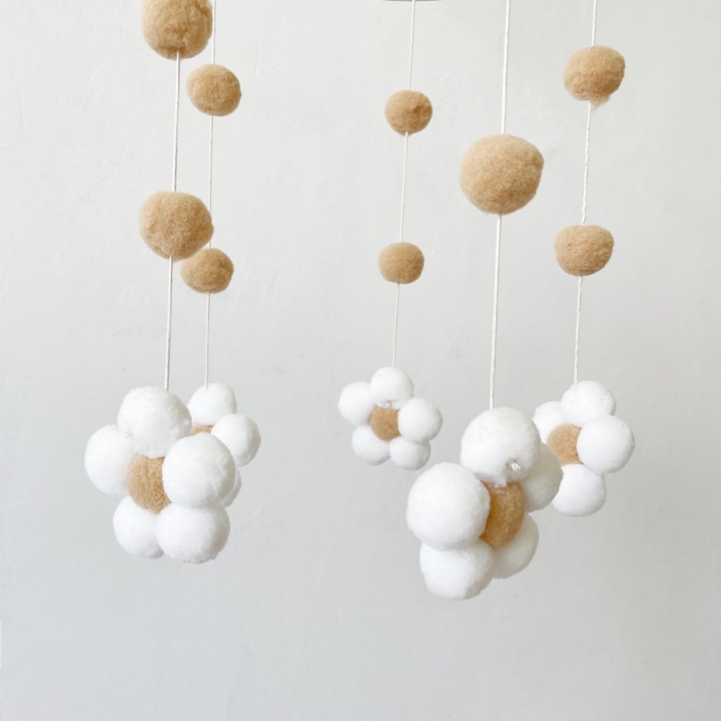 Ins Nordic Fur Ball Flower Win - Baby Clothing Store review and price