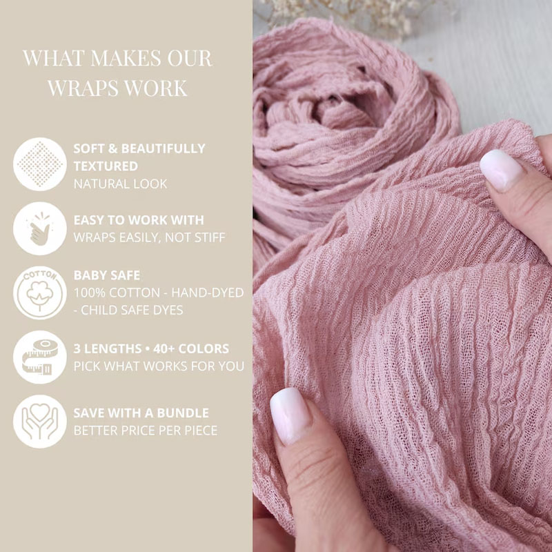 1pcs/ Newborn Photography Wrap - Baby Clothing Fabric review and price
