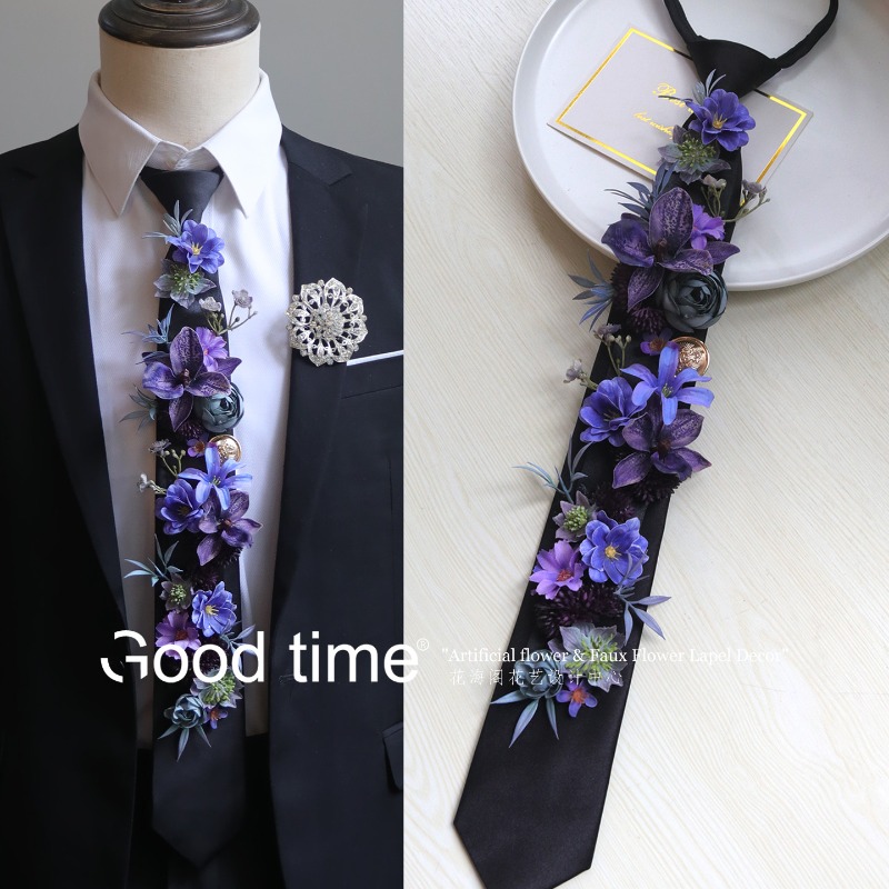 Tie flower simulation flower,  - Baby Clothing Event review and price