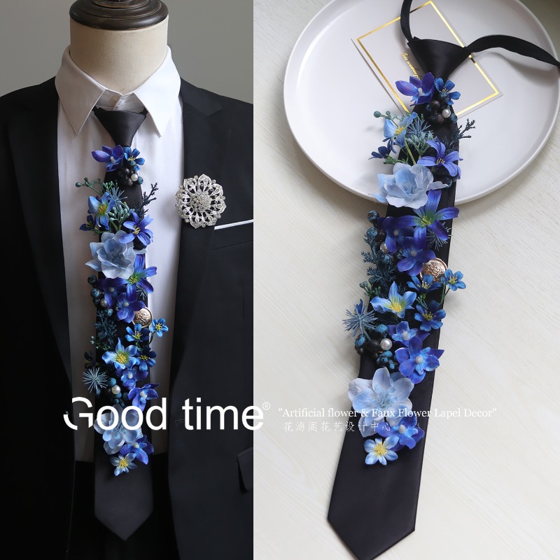 Tie flower simulation flower,  - Baby Clothing Event review and price