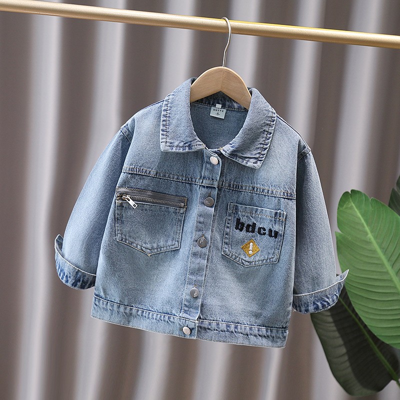 Cute Style Baby Child Denim Ja - Baby Clothing Boy review and price